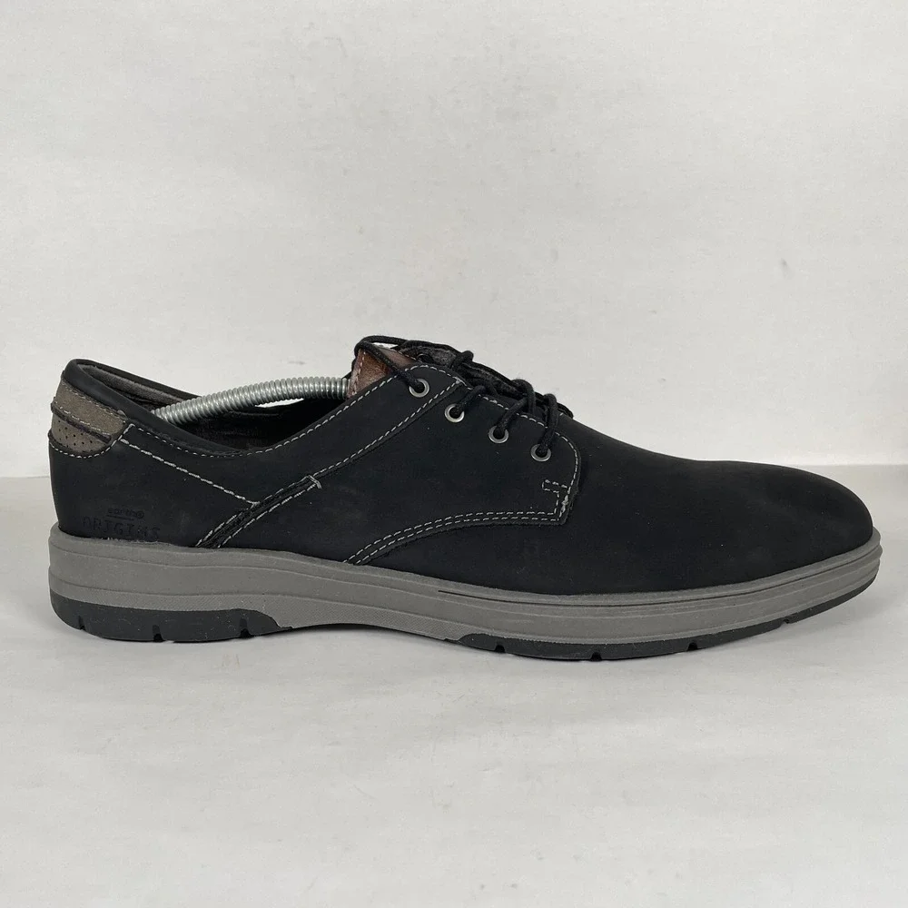 Earth Origins Winstead Oxford Shoes Mens Size 12 M Black Synthetic Lace Up Dress